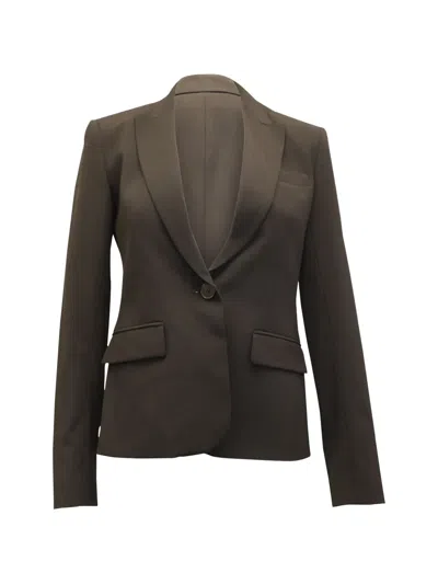 Pre-owned Theory Etienette Wool Blazer In Black