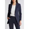 Theory Etiennette B Good Wool Suit Jacket In Nocturne Navy