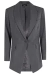 Theory Etiennette B Traceab Blazer In Gray