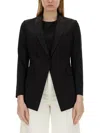 Theory Etiennette Grain De Poudre Wool-blend Blazer