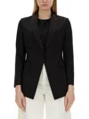 Theory Etiennette Grain De Poudre Wool-blend Blazer