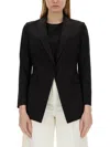 Theory Etiennette Grain De Poudre Wool-blend Blazer