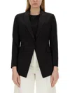 Theory Etiennette Grain De Poudre Wool-blend Blazer
