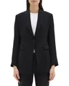 Theory Veste De Tailleur En Laine Mélangée In Black