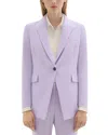 Theory Etiennette Blazer In Good Wool In Purple