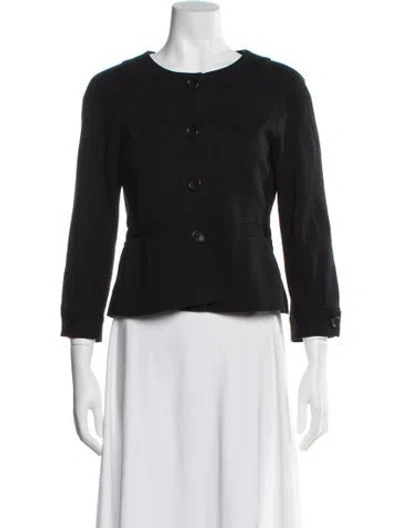 Pre-owned Theory Evening Jacket In Black