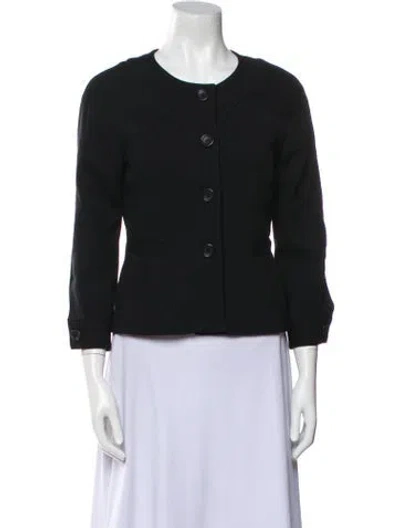 Pre-owned Theory Evening Jacket In Black