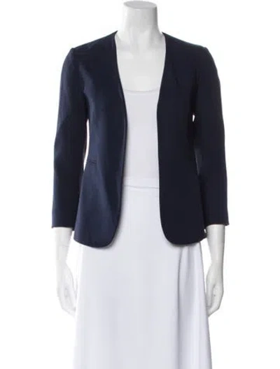 Pre-owned Theory Evening Jacket In Blue