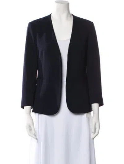 Pre-owned Theory Evening Jacket In Blue