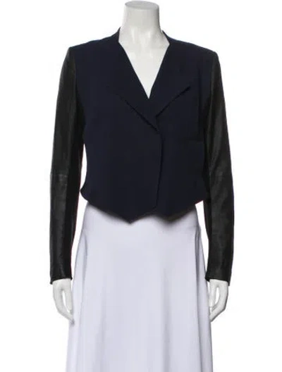 Pre-owned Theory Evening Jacket In Blue