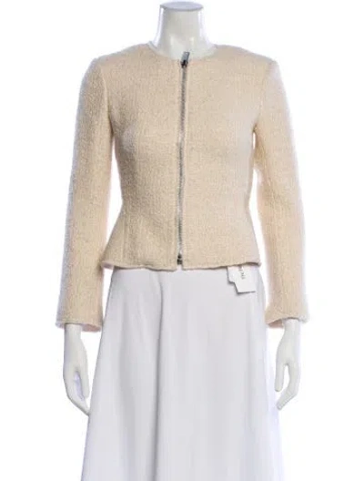 Pre-owned Theory Evening Jacket In Neutral