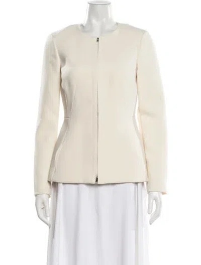 Pre-owned Theory Evening Jacket In Neutral