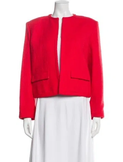 Pre-owned Theory Evening Jacket In Red