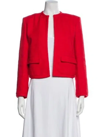 Pre-owned Theory Evening Jacket In Red