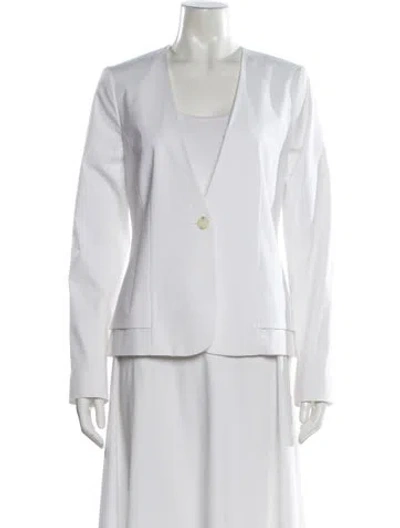 Pre-owned Theory Evening Jacket In White