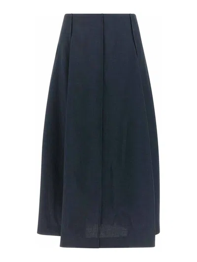 Theory Parachute Skirt In Blue