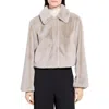Theory Faux Fur Jacket In Multi