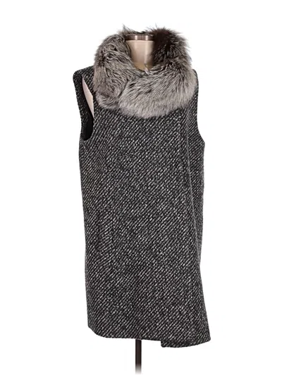 Theory Faux Fur Vest In Gray