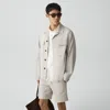 Theory Field Jacket In Good Linen In Neutral