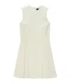 Theory Fit-and-flare Dress In Admiral Crepe In White