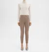 Theory Riding Pant In Stretch Cotton In Palomino