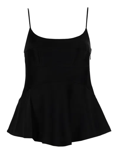 Theory Fit-and-flare Mini Dress In Black