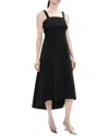Theory Flap Midi Dress In Black