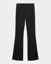 Theory Flare Side-slit Leggings In Black