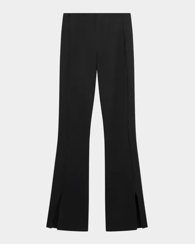 THEORY FLARE SIDE-SLIT LEGGINGS