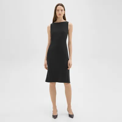 Theory Admiral Crepe Sleeveless Dress Clothing In Black