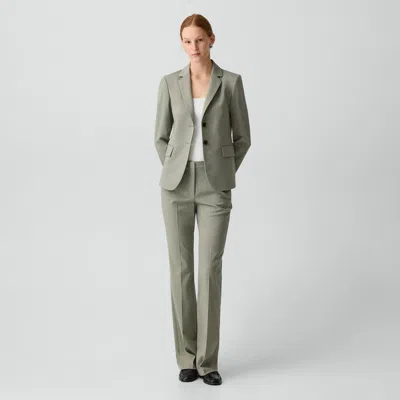 Theory Flared Pant, 34'' In Wool Gabardine In Multi