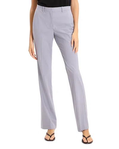 Theory Flared Suit Pants In Blue