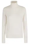 Theory Womens Cashmere Turtleneck Pullover Sweater In Ivory