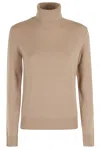 Theory Turtleneck Sweater In Cashmere In R Royal Camel