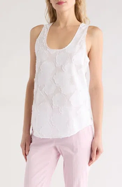 Theory Floral Cotton Shell In White