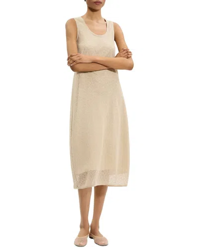 Theory Floral Lace Dress In Neutral