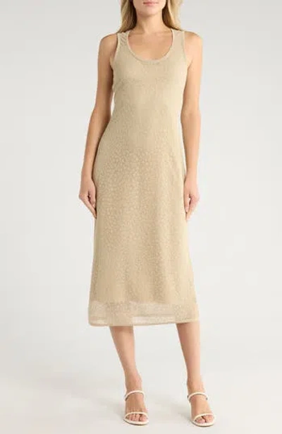 Theory Floral Lace Tank Dress In Neutral