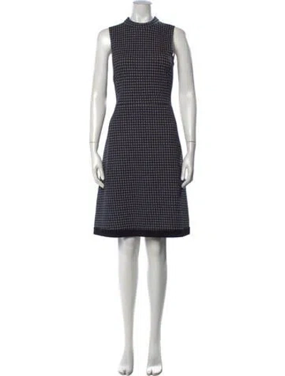 Pre-owned Theory Floral Print Mini Dress In Multicolor