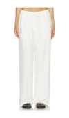 Theory Flowy Pull On Pants In White