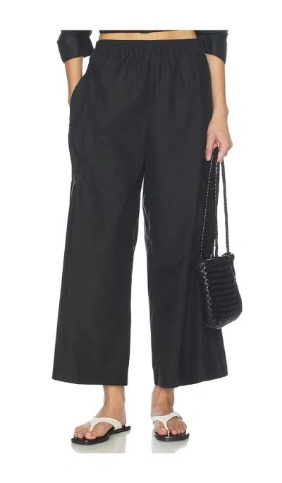Theory Fluid Cropped Pants In Black
