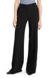 Theory Fluid Flare Leg Pants In Black