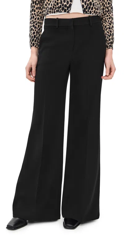Theory Fluid Flare Pants Black