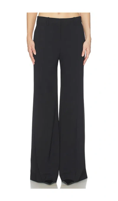 Theory Fluid Flare Pants In Black