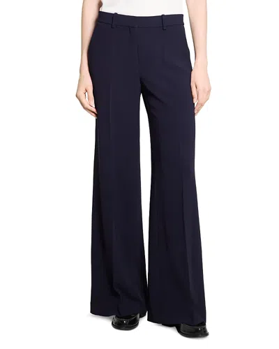 Theory Fluid Flare Pants In Black