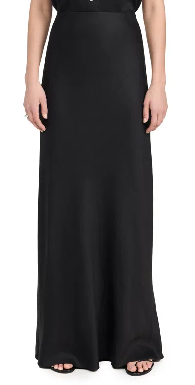 Theory Fluid Maxi Skirt Black