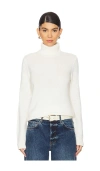Theory Womens Cashmere Pullover Turtleneck Sweater In 象牙白