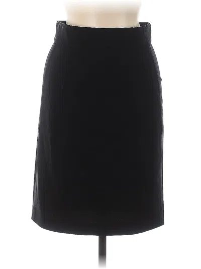 Pre-owned Theory Formal Skirt In Black