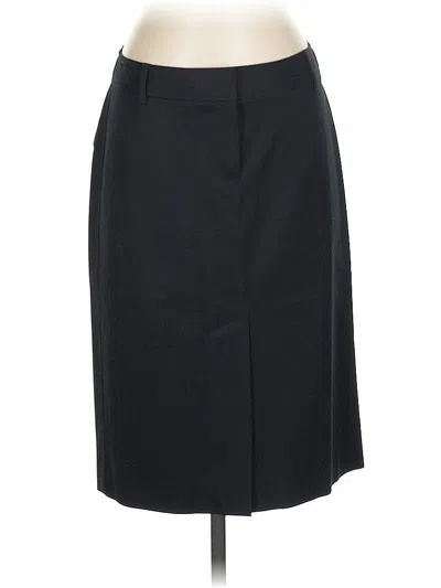 Pre-owned Theory Formal Skirt In Black