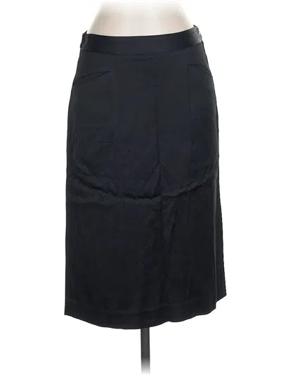 Pre-owned Theory Formal Skirt In Black