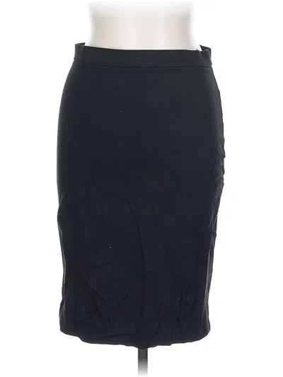 Pre-owned Theory Formal Skirt In Black